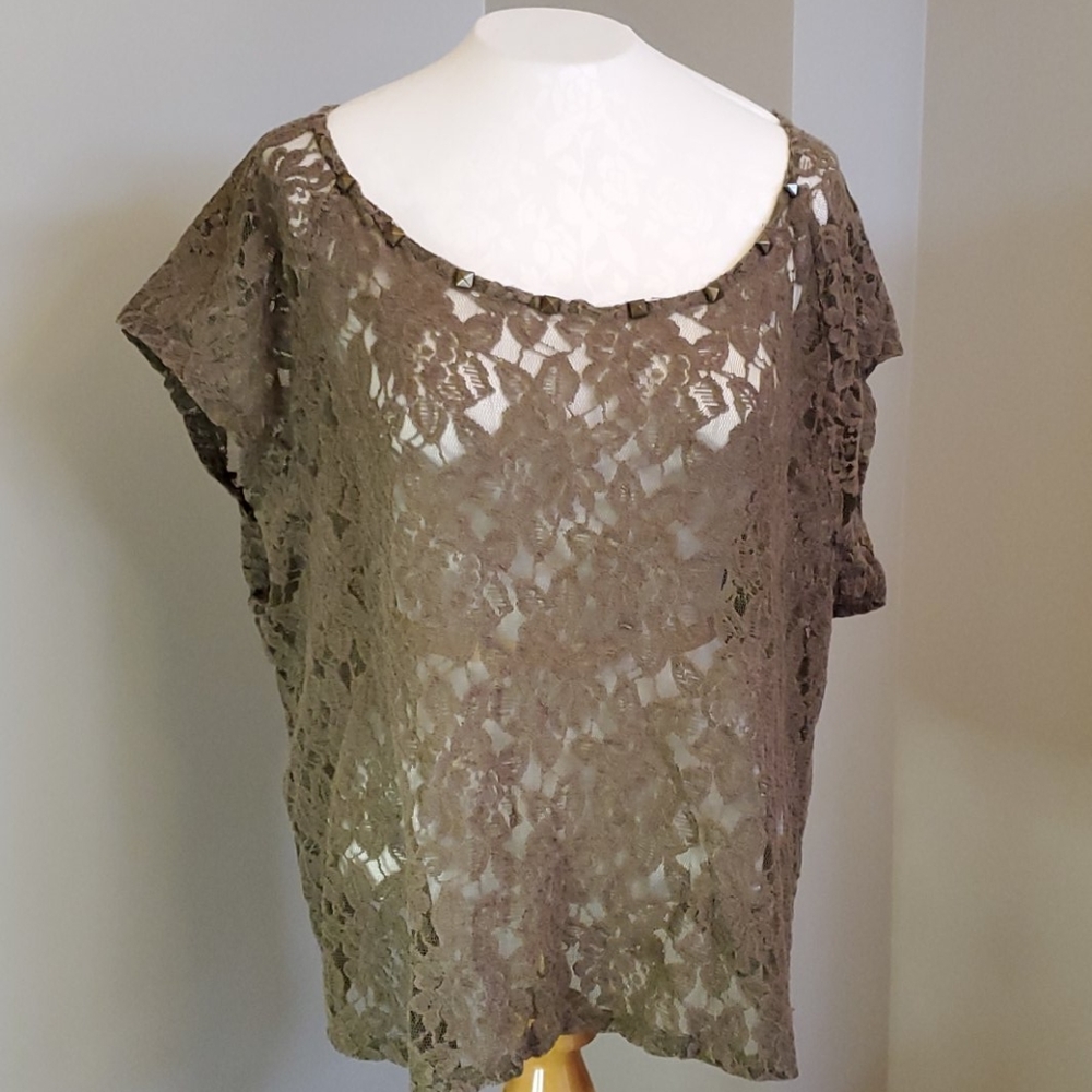 Torrid Lace Shirt Size 2 or 2XL